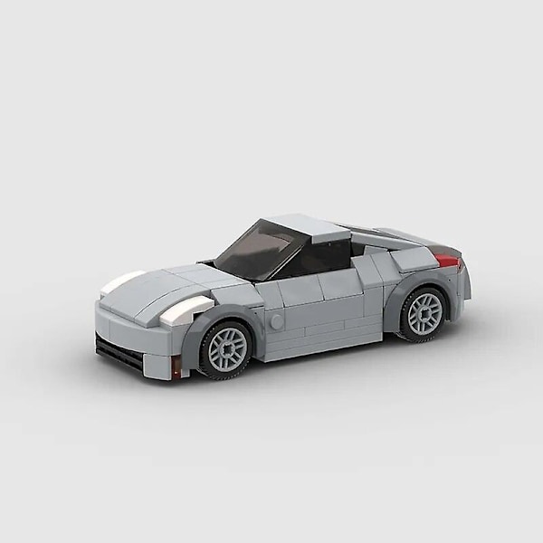 Nissan 350z Coupe Moc Speed Champions Racer Biler Byggbare Byggeklosser Kreativ Garasje Lekebiler Gutter Lekebiler
