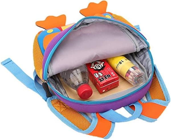 Barnryggsäck, Ryggsäck för Småbarn, Djurdesign, Kinder Racksack för 2-5 år (uggla)