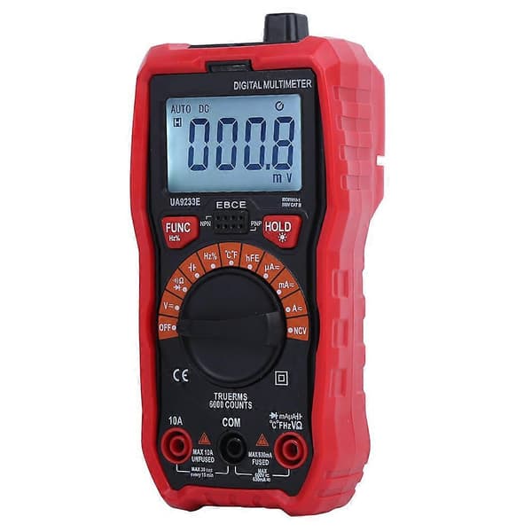 Multimeter Hög Noggrannhet Amperemeter Industriell Elektrisk Underhållstabell UA9233E
