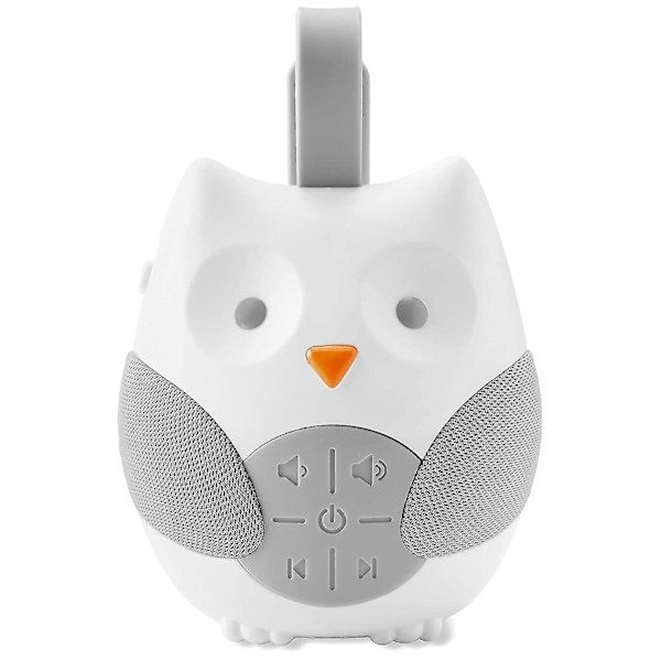 Hvit Støy Maskin og Bluetooth Høyttaler Bærbar (1 stk, hvit)