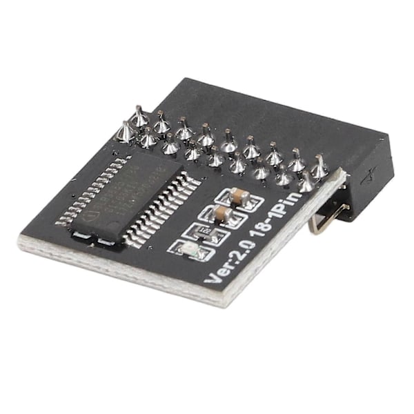 ASROCK Bundkort TPM2.0 Sikkerhedsmodul 18pin LPC Kort til WIN11 Opgraderingstest - Sort