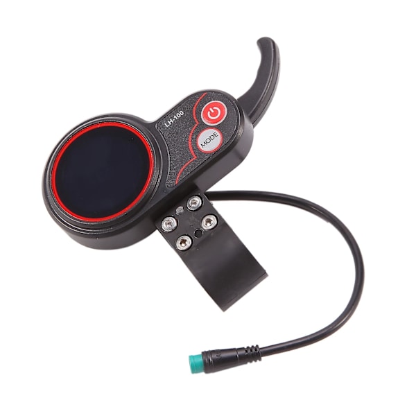 LCD-LH100 24V/36V/48V/60V 5 Pins Elektrisk Cykel Display Tommelfinger Gas Håndtag Speedometer Kontrolpanel til