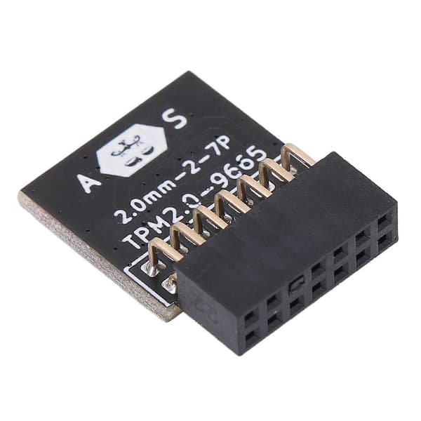 TPM 2.0 Modul LPC 14pin Fjernkort Krypteringssikkerhetskort Tilbehør for ASUS