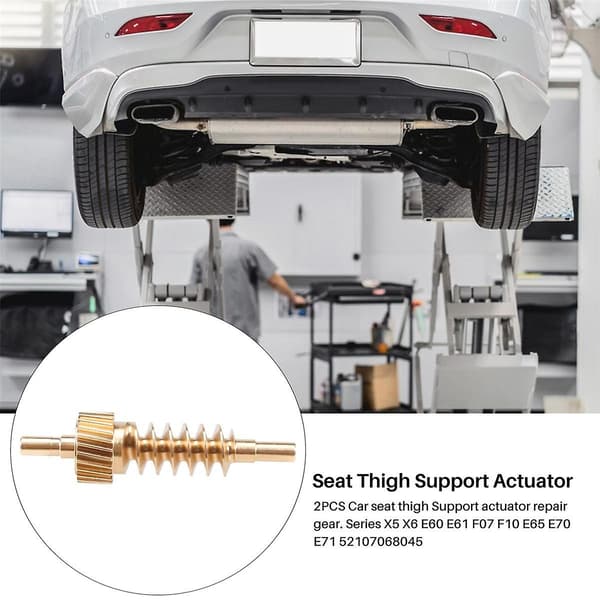 2 st Car Thigh Support Actuator Reparationsväxel för 5 7 Serie X5 X6 E60 E61 F07 F10 E65 E70 E71 521070