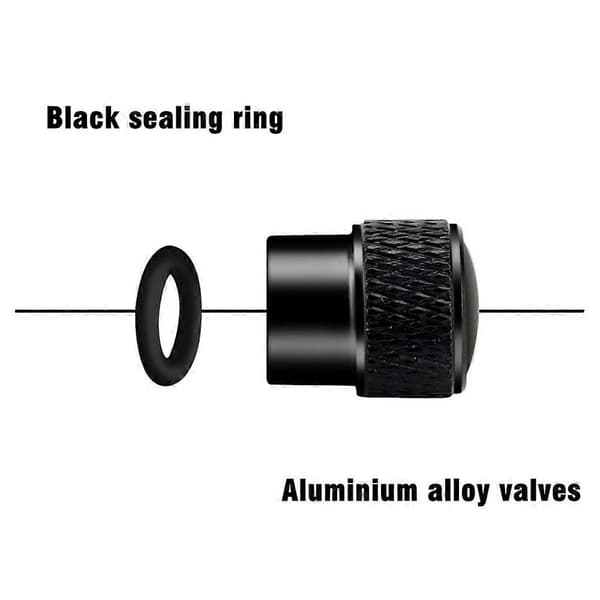 4 st Metall R Design Märken Bilhjul Däckventilhattar Skydd Biltillbehör
