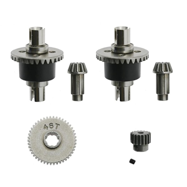 Metallivaihteisto ja -vaihdepaketti SCY 16101 16102 16103 16201 Pro 1/16 Brushless RC -autojen päivityksiin