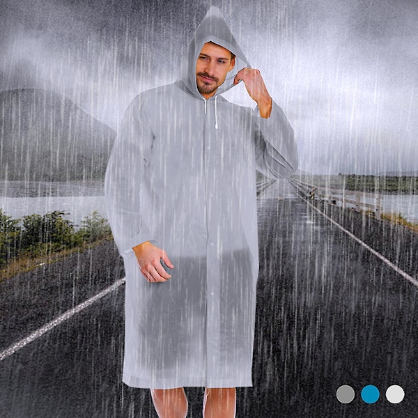 Erittäin kevyt sadeponcho, kannettava vedenpitävä sadetakki miehille ja naisille, pyöräilysuoja, hupullinen sadetakki turismille, patikointiin, kalastukseen, retkeilyyn ja reppureissuihin