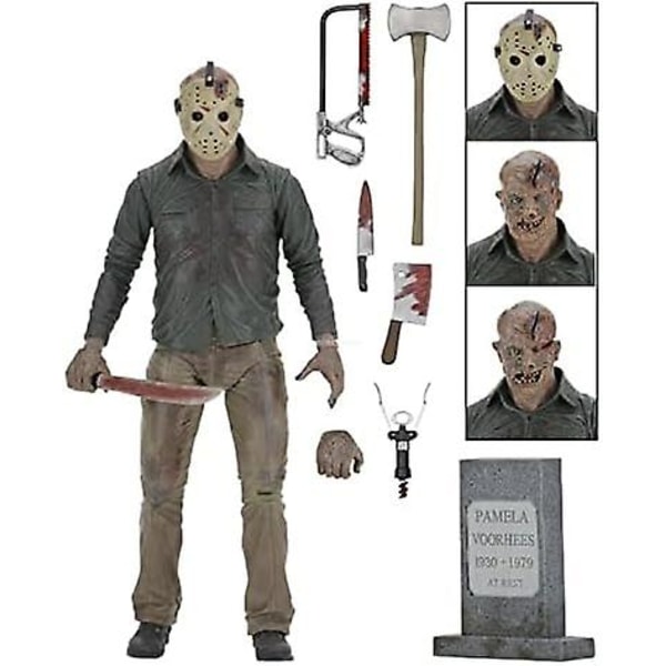 Neca 39716 Actionfigur 7 tum Ultimate Jason Voorhees (Fredagen den 13:e: Del 4)