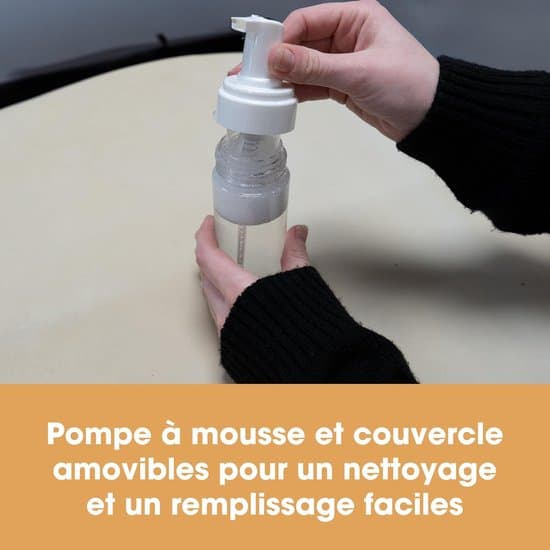Foam Bottle 150ml - Pump Dispenser for Dish Soap / Soap / Shampoo - Transforms your soap into foam for easier cleaning