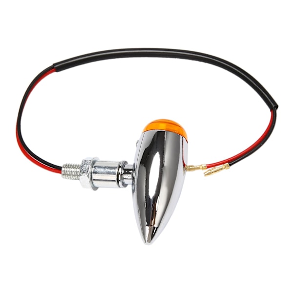 4 stk/sett Krom Motorsykkel - Blinklys Indikatorlys Lampe Universal for ///