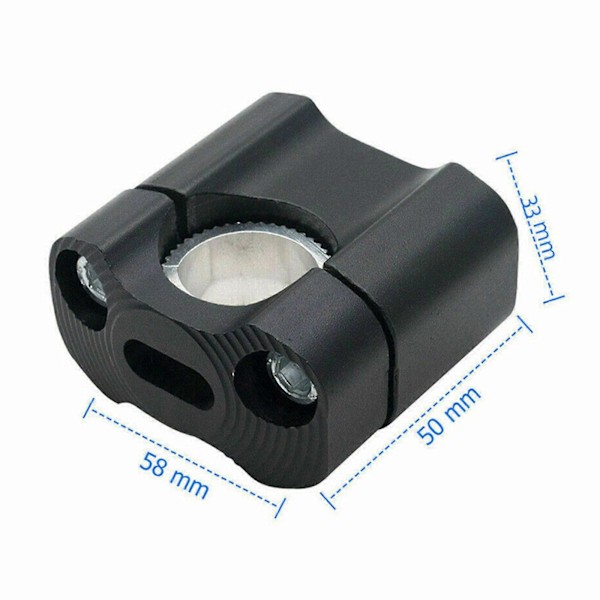 2 stk. Universell Motorsykkel Styrestang 28mm Brakett Adapter Erstatning