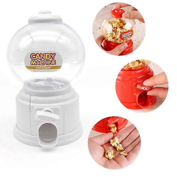 Bærbar Børne Slikautomat Plast Mini Gumball Dispenser Børn Børnehave Gave