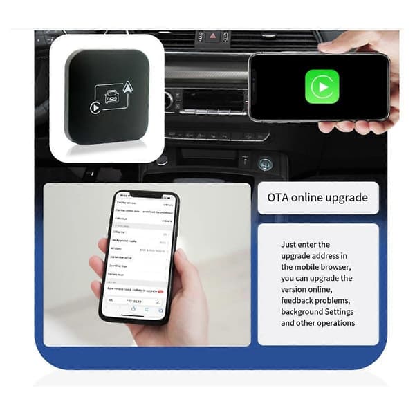 Trådlös Carplay Android Auto Trådlös Streamingenhet för Bil Carplay Ai Box Android 13 System Mu