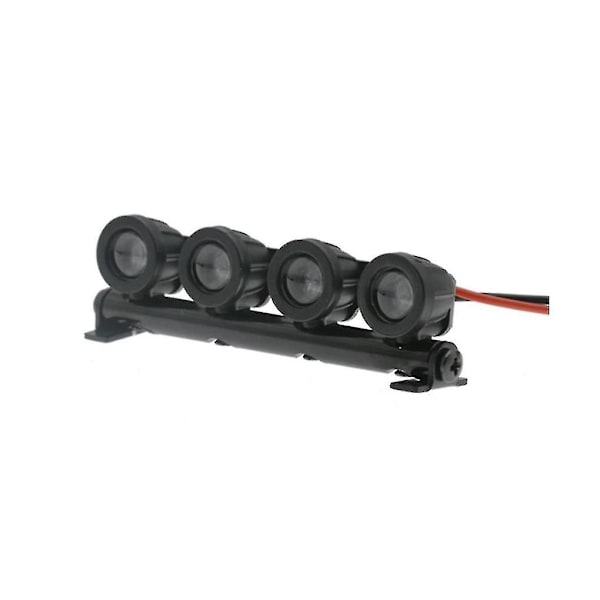 LED Lyslist Taklampe Lys For Axial Scx24 Fcx24 Jimny D12 Mini 1/18 1/24 RC Crawler Bil, 2