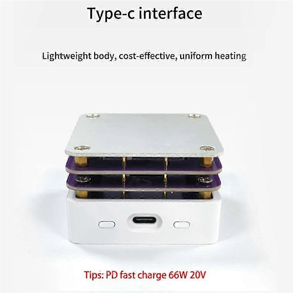 G3061 Pd65w Mini Värmeplatta Digital Lödnings Förvärmnings Reparationsstation Pcb Smd Kort Lödningsplatta