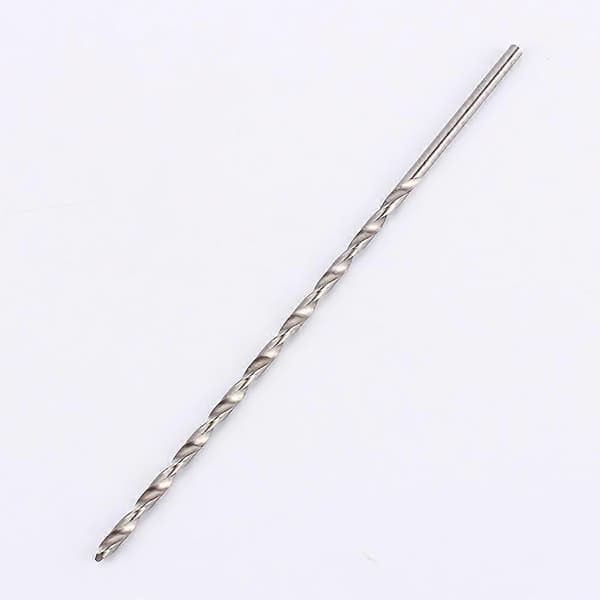 4mm HSS Ekstra Lang 200mm Bor Spiralbor Rett Skaft Bor