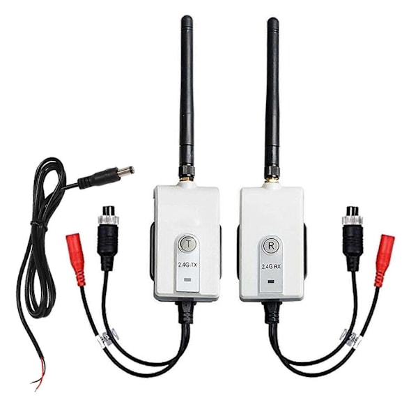 2.4 Ghz Trådlös Kamera Sändare & Mottagare Kit för Lastbilar, Bil Backkamera Trådlös Kabeldragning