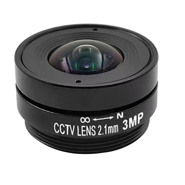 2,1 mm F1,8 Megapixel 2,1 mm Vidvinkelmonterad Fast CCTV-lins för 1/3-tums Sensorgrörelse