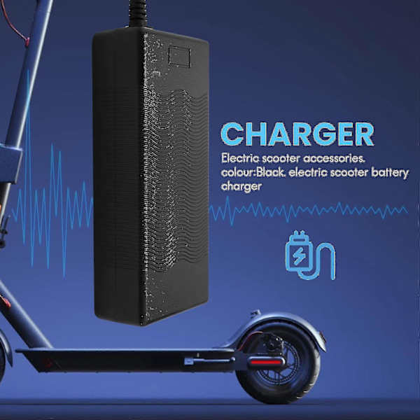 Lader til El-Scooter 42v 1.5ah Batterilader (EU Stik)