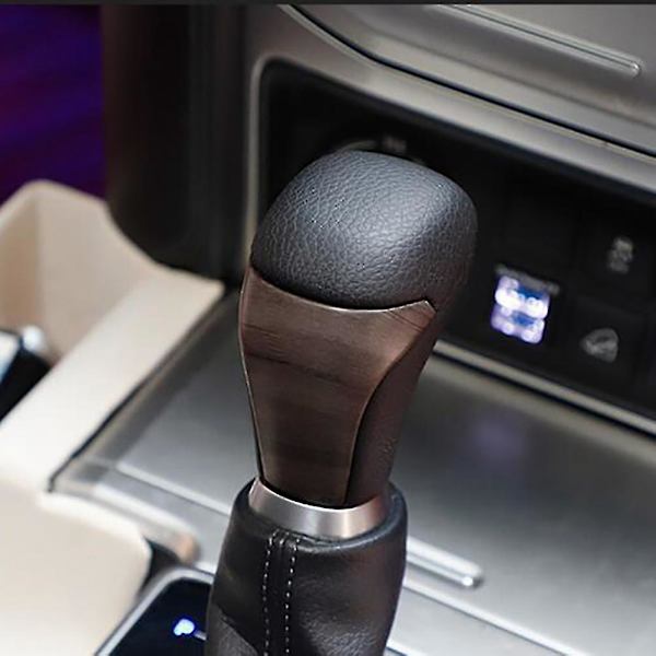 Automatisk växelspaksknopp för Land Cruiser Prado 150 2018 2019 2020 Svart trä