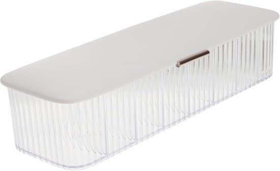 Datakabel Förvaringslåda Klar Organizerlåda Klar Trådladdare Kabellåda Kabel Organizerlåda Kabelbox USB-sladd Organizer Multi-Grid