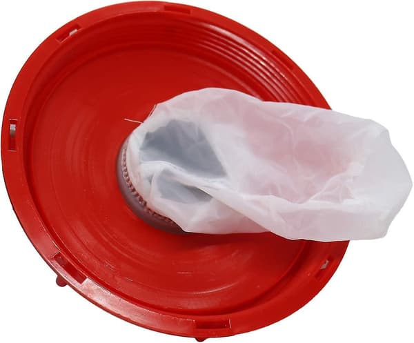 Sæt af 2 Plastiklåg til IBC Filter - Til Regnvandstank