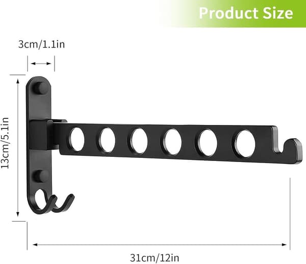 Foldable Clothes Hooks, Wall Mounted Clothes Hanger, Foldable Hooks, Wall Hooks, Clothes Hanger, Clothes Rails, Wall Mounted, Aluminum