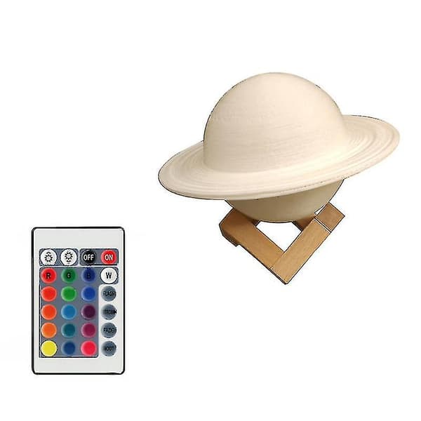 3D Måne Dimbar Nattlampe Med Trestativ