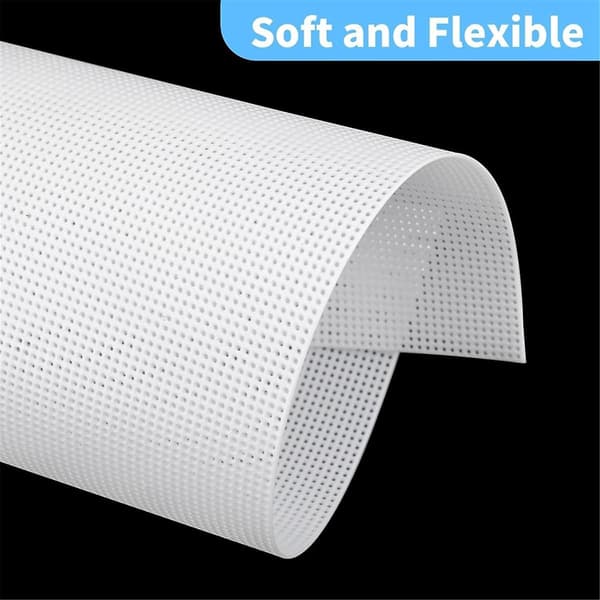 15 st 14 Count Plastnät Canvas Ark, Perforerad Plaststygn Canvas Plastnät Canvas