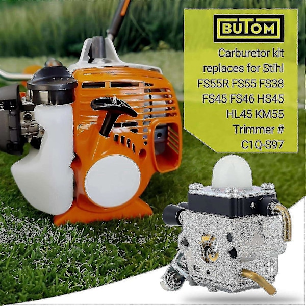 Høyytelsesforgasser erstatning for Stihl FS45, HS45, FS55R, FS38 motorsager og trimmere