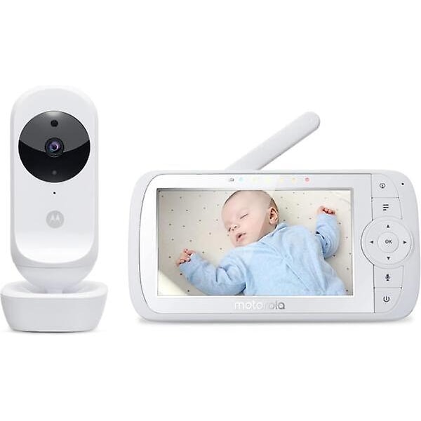 Motorola Babyalarm med Kamera 5\" Farveskærm Tovejskommunikation Infrarød Wi-Fi 2025th