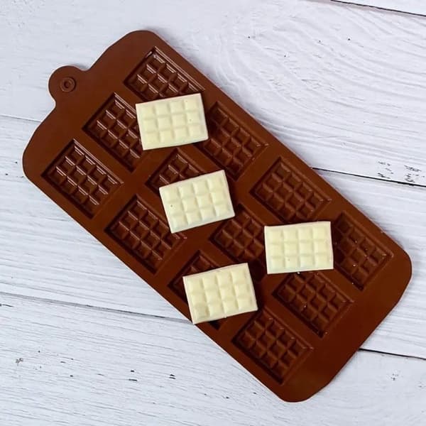 Silikone Chokoladeform Mini Chokoladebarer Slik Bagning