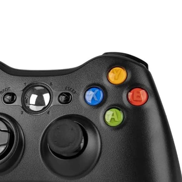Trådløs Gamepad-controller til Xbox 360 (sort)