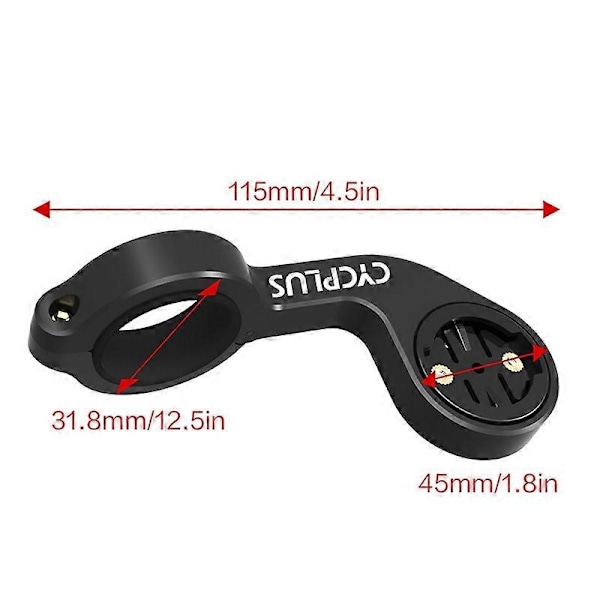 CYCPLUS GPS Cykelcomputer Beslag Holder Cykelstyr Cykelcomputer Holder Cykeltilbehør