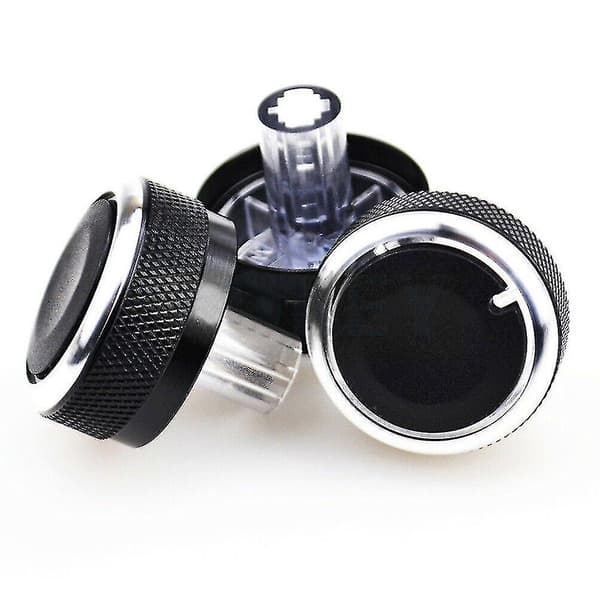 Aircondition A/C Knap Knap Sort Erstatter Til Mazda 2 Ny Holdbar (sort) (3 stk)