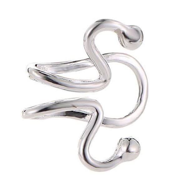Falsk Helix Tragus Piercing Øre Ørering Øremanchet uden Hul Sølv