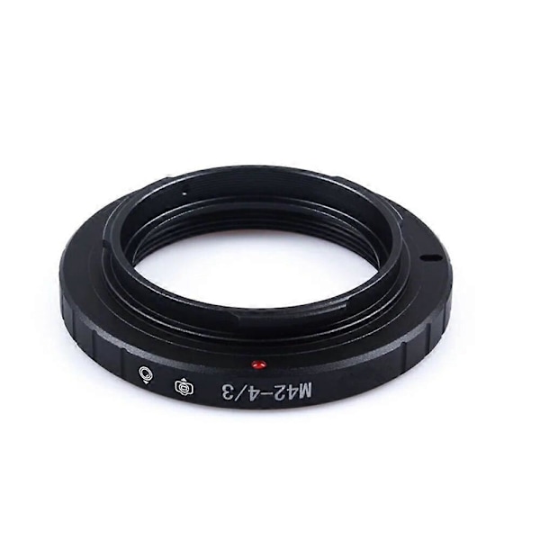 Metall Kameraobjektiv Adapterring För M42 Skruvfäste Objektiv till För Olympus 4/3 Fäste Kamera Adapter E-5 E-3 DSLR Kameratillbehör
