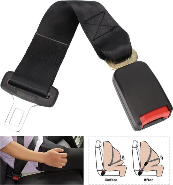 Bilbältesförlängare, 2-delat set, universal, säkerhet