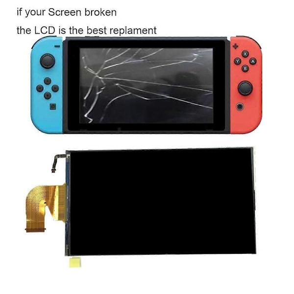 LCD-skärm för Nintendo Switch LCD-skärm för NS Switch Ersättningsreparation LCD-skärm