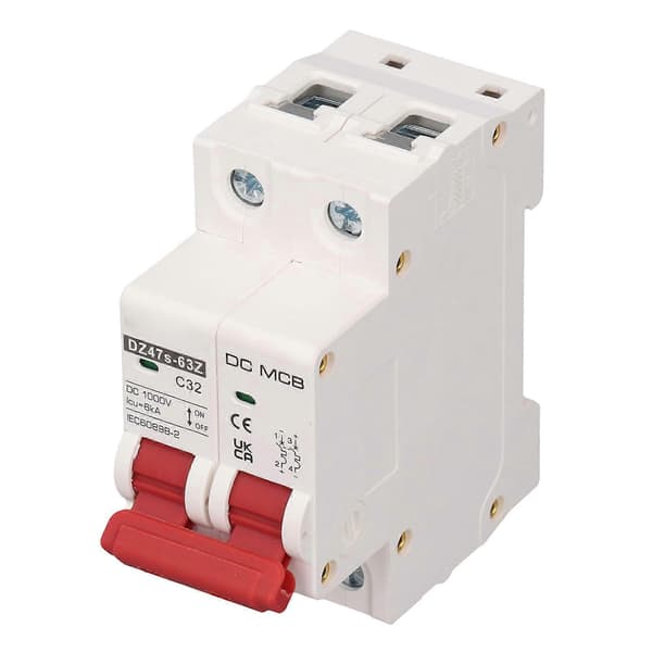 2P Liten Säkring 6000A Brytkapacitet Solcells-PV-System Miniatursäkring DC1000V 32A