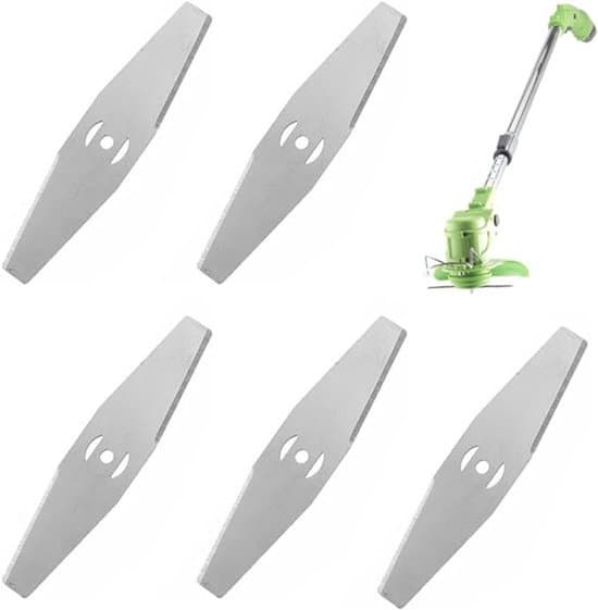 Plæneklipperblad - Stål - 5 blade - Sølv - Størrelse M