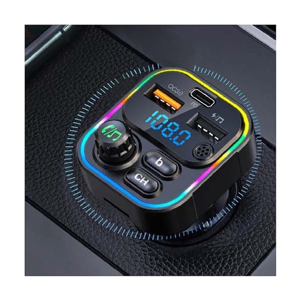 Bil Bluetooth 5.0 Mp3-spiller Lossless Lyd Multi-Funksjon med Musikk U Disk Støtte Bil Hurtiglading