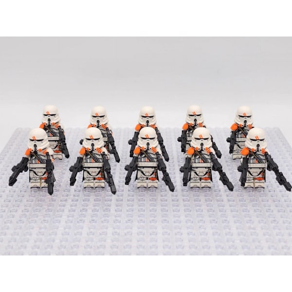 Star Wars Fase 2 212th Airborne Clone Troopers Faldskærmsudspringere Brugerdefinerede Minifigurer