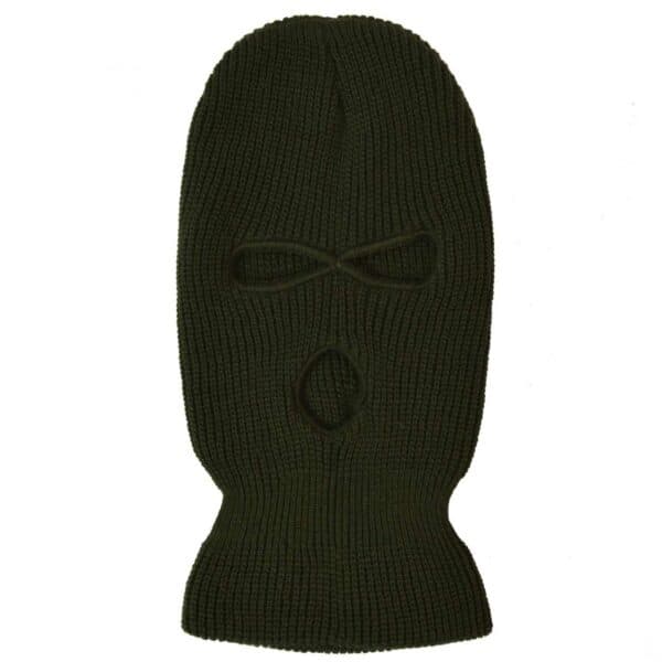 Balaclava Hiihtomaski Ryöstöhupu Sotilasvihreä