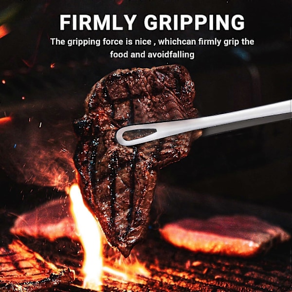 Sett med 2 Kjøkkentang Kjøttang Rustfritt Stål Matlagingstang og Grilltang Grilltang Rustsikker Kjøttang 2025th