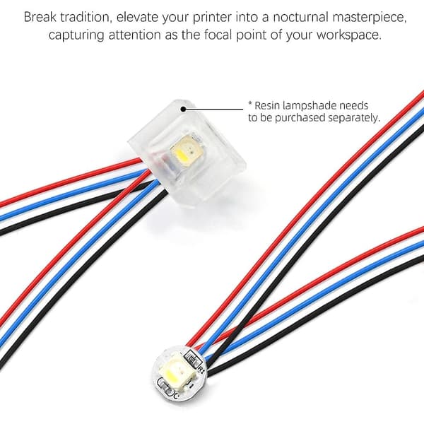 Stealthburner Ekstruder Nyt RGBW Mini Knap LED Kit til Voron 2.4 3D Printer