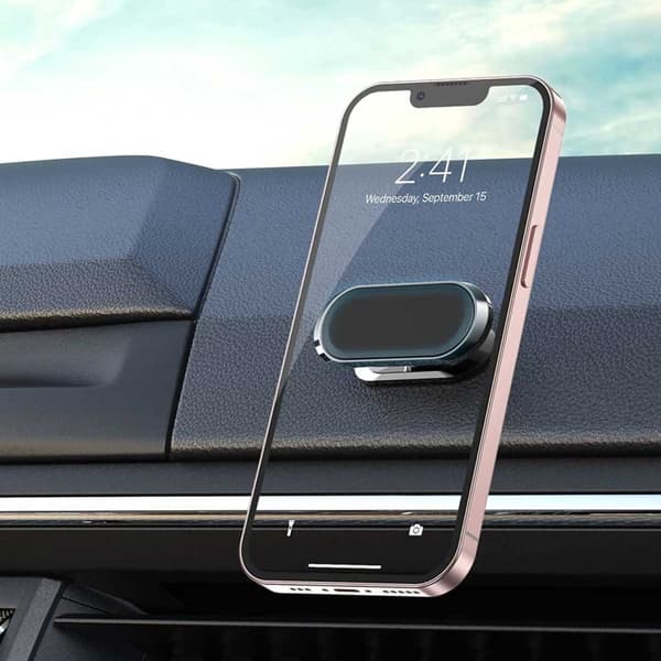 Universal 360 Roterbar Mobilhållare med Magnet Silver