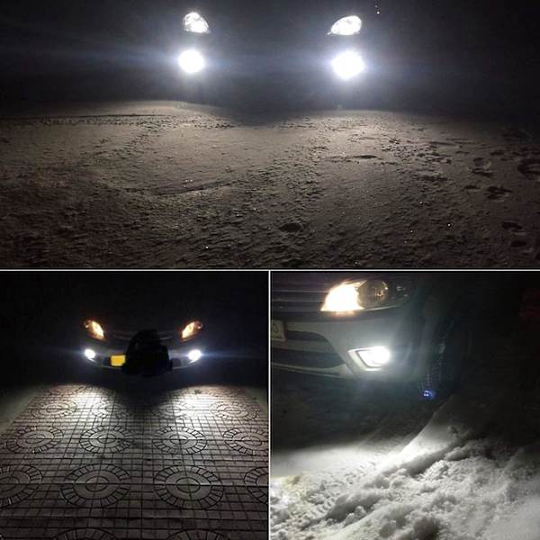 6X Combo LED-ajovalot Polttimo Sumuvalo H11 9006 9005 HID