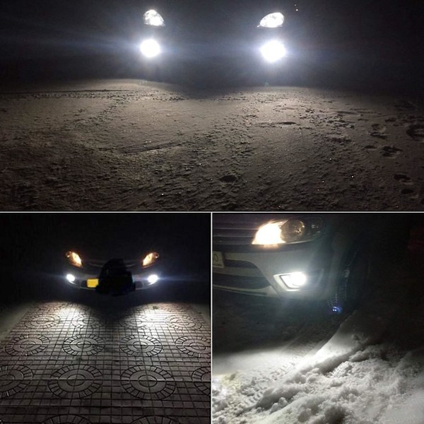 6X Combo LED-strålkastare Glödlampa Dimljus för H11 9006 9005 HID