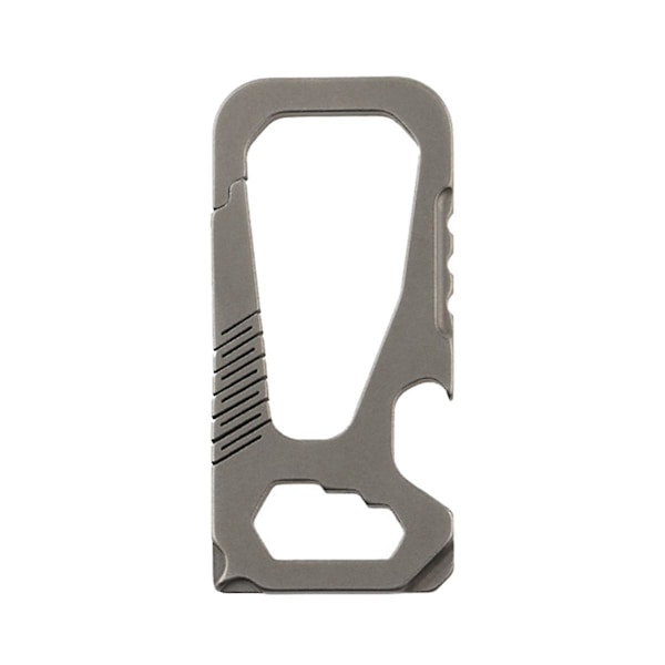 Multifunktionell Mini Titanium Spänne Nyckelring Bilspänne Utomhusspänne Enkel Nyckel Förvaring Flaska O